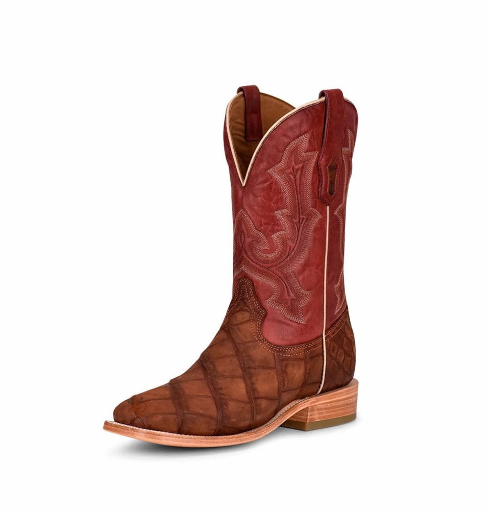 Quick Drying Windy Weather Slip Resistant Rough Trail Hiker Cognac/Red Corral Men's Boots