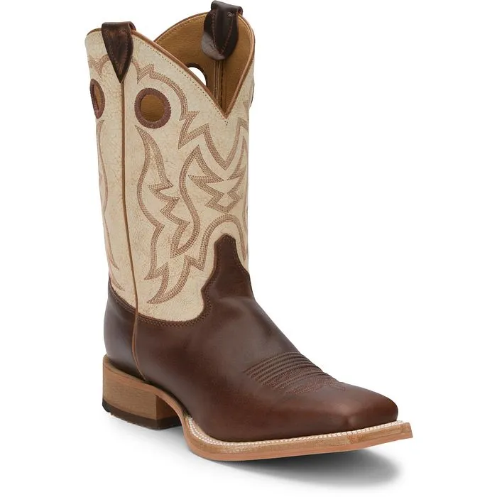 portable Low Profile All Day Wear Justin Mens Caddo Bent Rail Square Toe Western Boots Style BR776