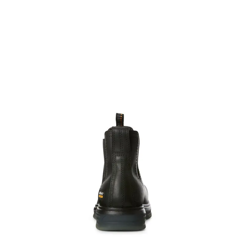 All Weather Boots Footwear Protection Ariat Turbo Chelsea Waterproof Carbon Toe Black Work Boot Style 10027330