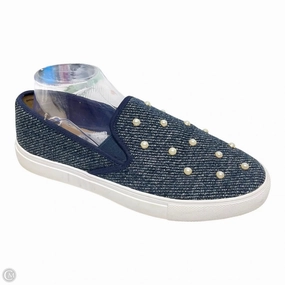 Outdoor Style Shoes Sneakers By Talbots In Blue Denim, Size: 10