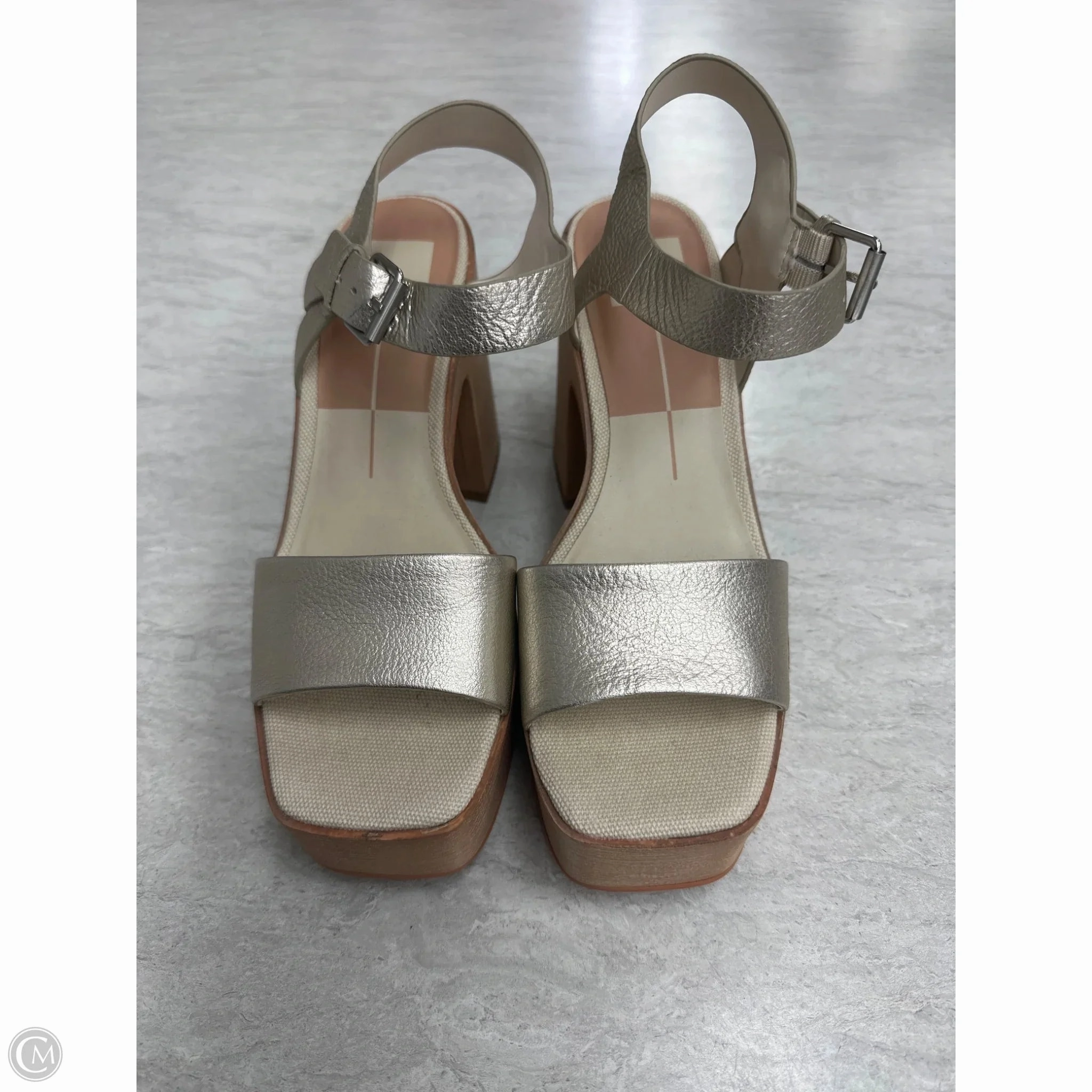 Shoes Heels Block By Dolce Vita In Gold, Size: 8.5 Teddy Heel Boots