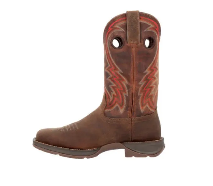 AnkleSupport DURANGO MENS BROWN VENTILATED WESTERN BOOT STYLE DDB0327