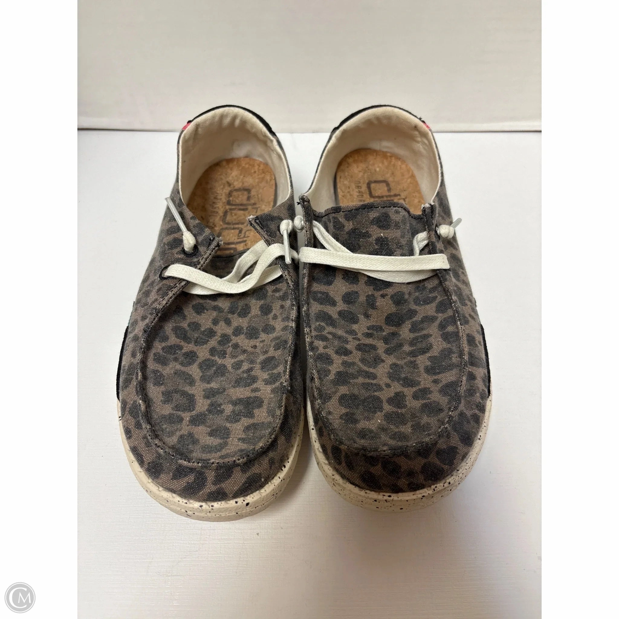 Shoes Sneakers By Hey Dude In Animal Print, Size: 6 Comfort Style