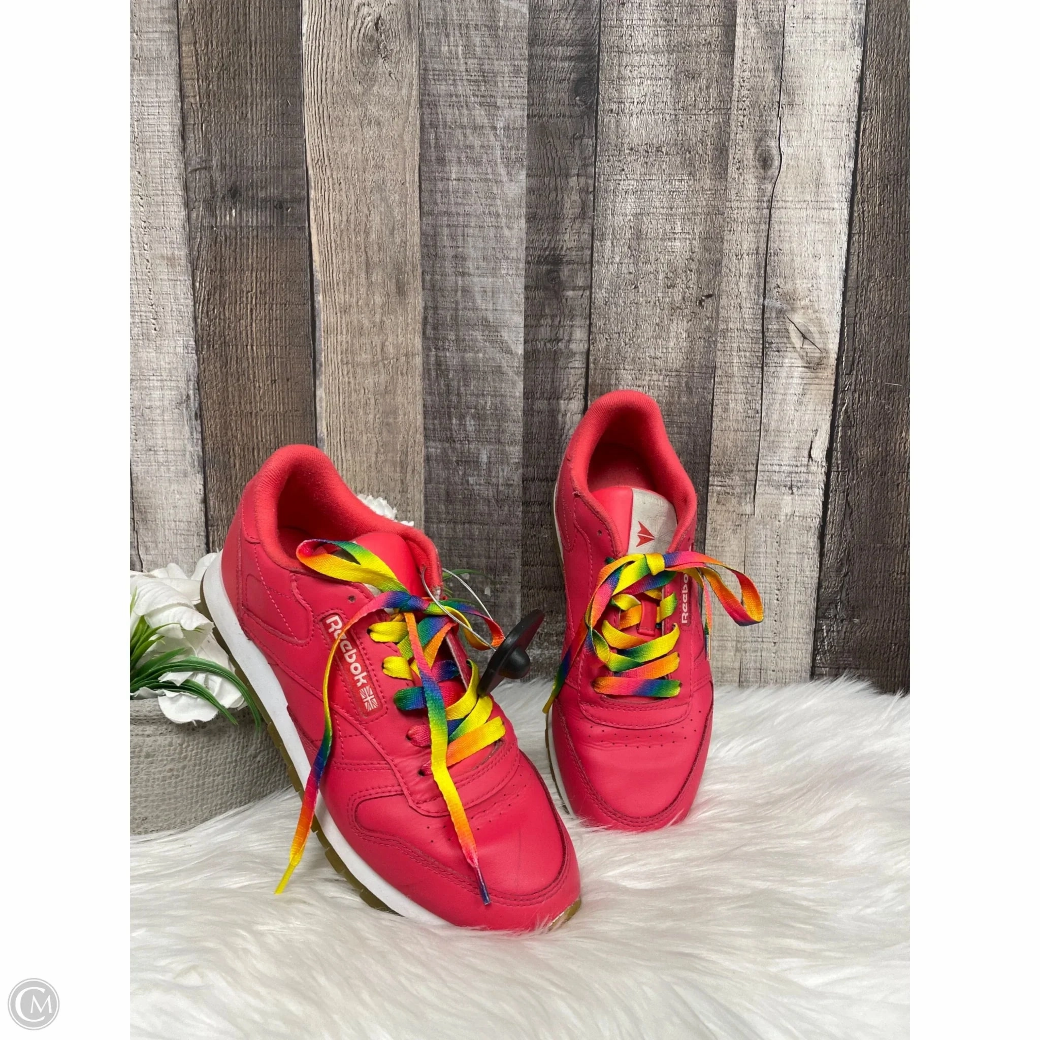 Quick Support Shoes Sneakers By Reebok In Pink, Size: 8