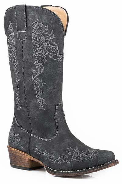 Roper Ladies Snip Toe Boot Style 09-021-1566-2710 Social Butterfly