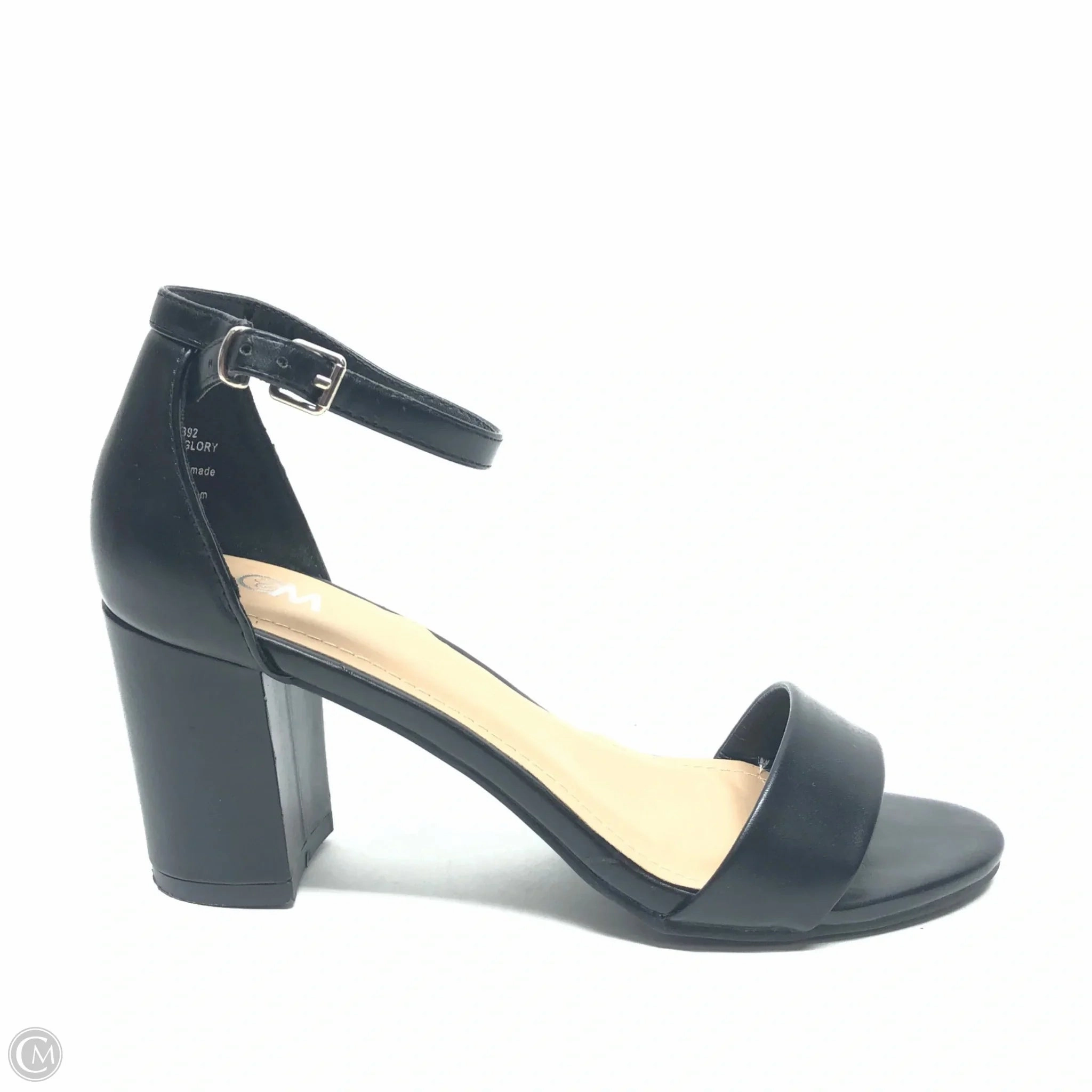 Moisture wicking Shoes Heels Block By Clothes Mentor In Black, Size: 8.5