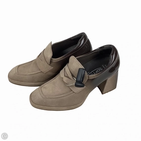 Shoes Heels Block By Clothes Mentor In Taupe, Size: 36.5 Occasion Shoes