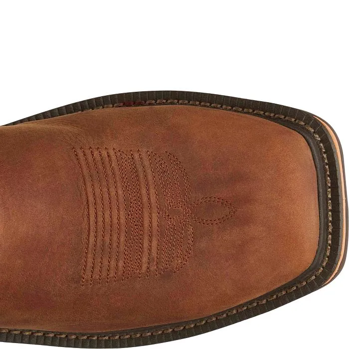 Justin Mens Resistor Nano Composite Toe Work Boots Style CR4010 Sturdy sole