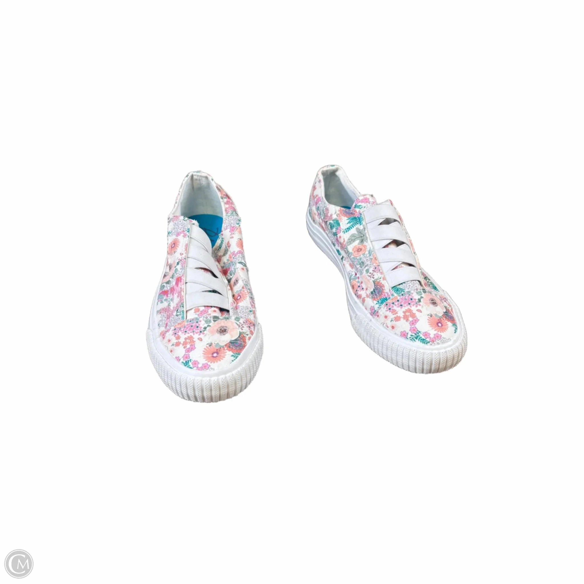 Ankle Support Structure All-around cushioning Shoes Sneakers By Blowfish In Floral Print, Size: 8.5