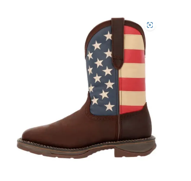 On-the-Go Wear Gym workout DURANGO MENS REBEL STEEL TOE FLAG WESTERN FLAG BOOT STYLE DB020