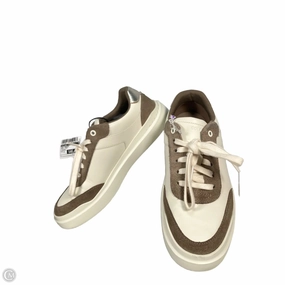 On Trend Abrasion Resistant Toe Guard Shoes Sneakers By Cole-haan In Brown & Cream, Size: 7.5