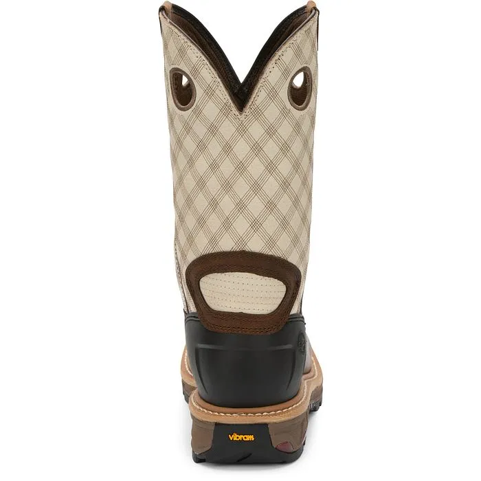 JUSTIN MENS ROUGHNECK 12" WORK BOOT WK2116 Daily Commuter