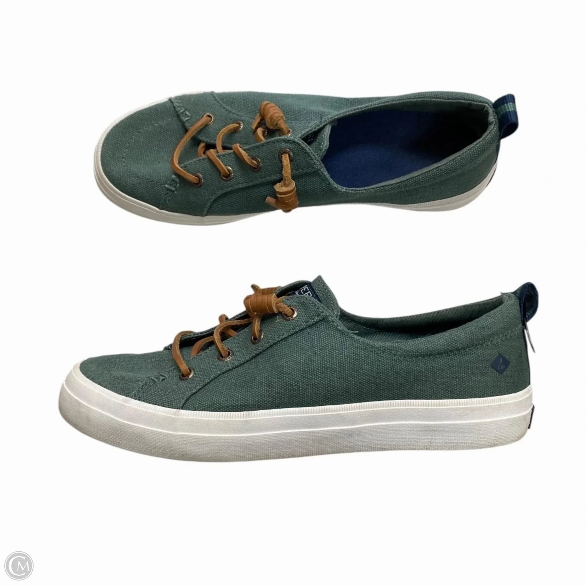 Trail Walk Shoes Sneakers By Sperry In Green, Size: 7.5