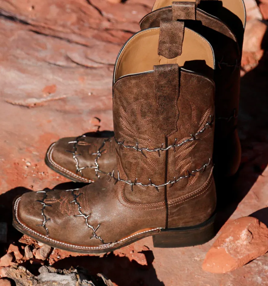 CORRAL MENS BROWN COWBOY BOOTS STYLE A3532 Sleek Finish