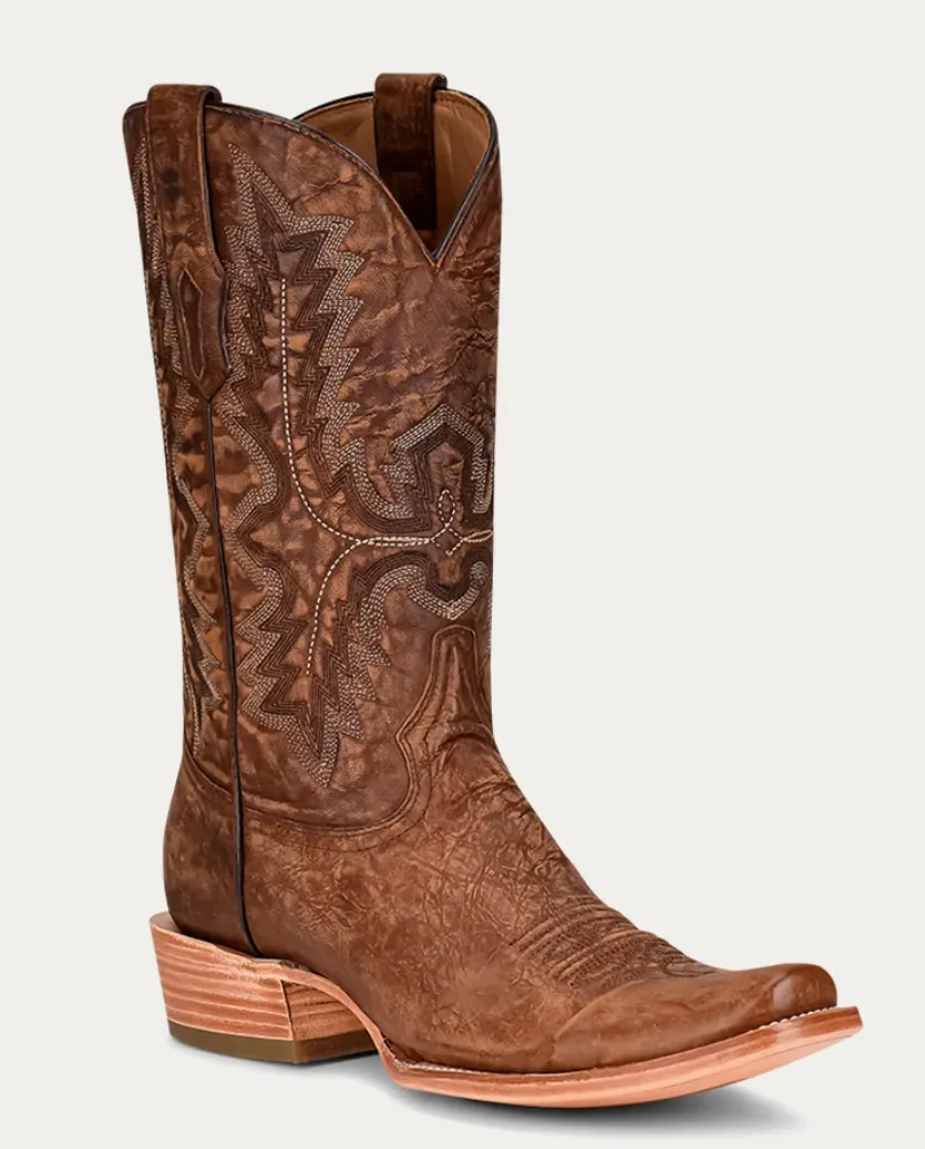 All Day Comfort CORRAL MENS BROWN COWBOY BOOTS STYLE A4229