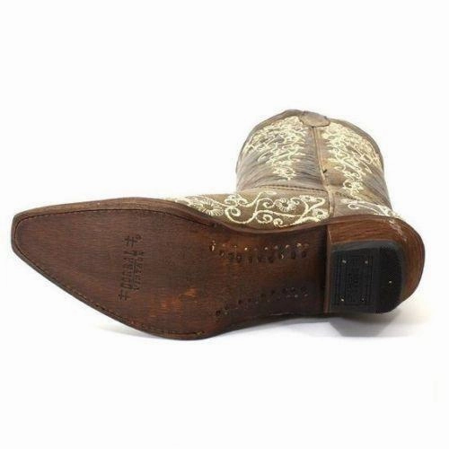 Corral Boots Brown Crater Bone Style A1094 Comfy All Stable Support Windy Weather