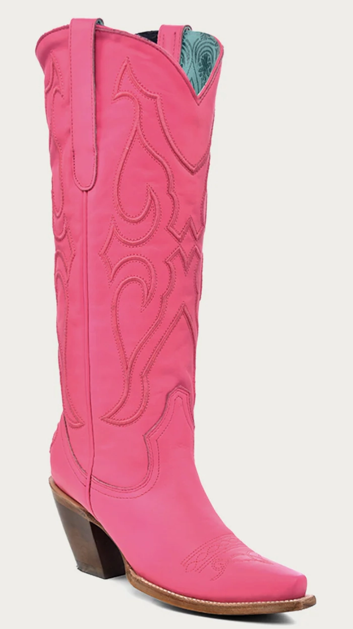 CORRAL LADIES HOT PINK SNIP TOE BOOTS STYLE Z5157 Shock Absorbing Active Nomad Music Festival
