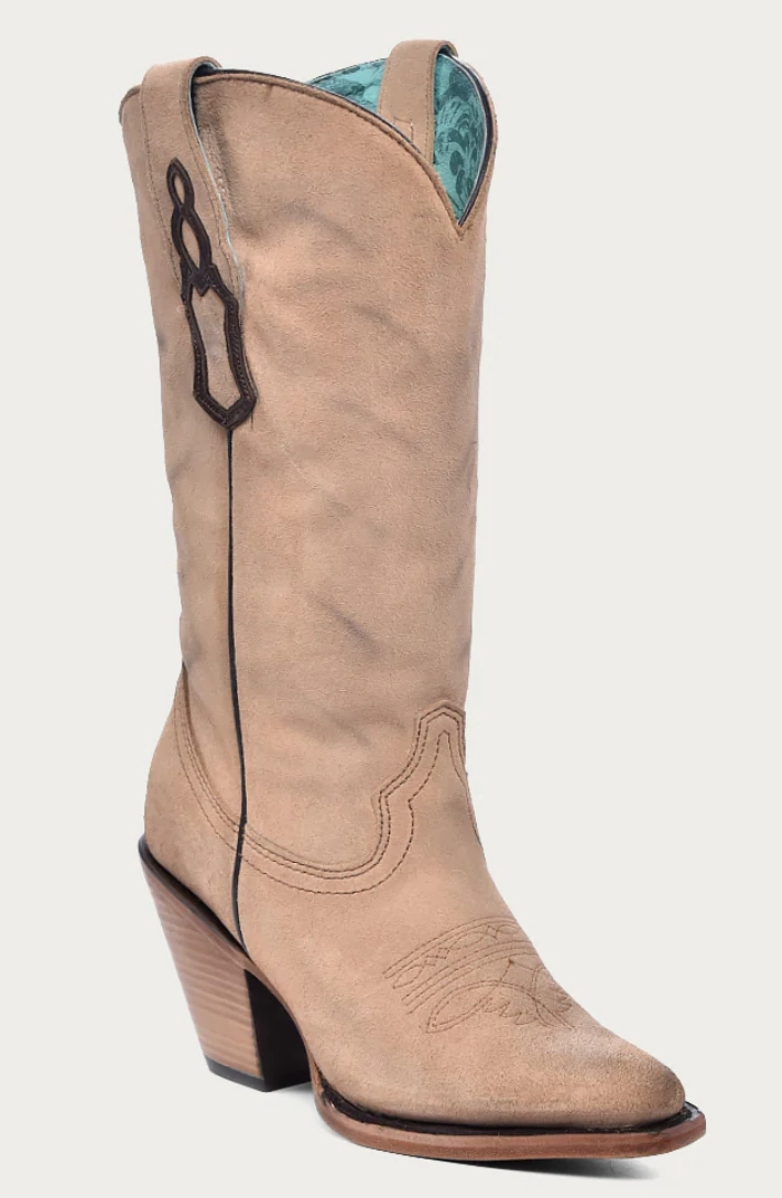 All weather Weekend Wear CORRAL LADIES SAND EMBROIDERY BOOTS STYLE Z5203