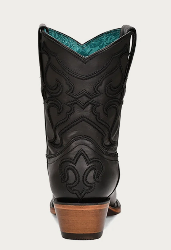 CORRAL LADIES SHORTIE BLACK BOOTS STYLE Z5111 Cozy Feel Cozy Boots