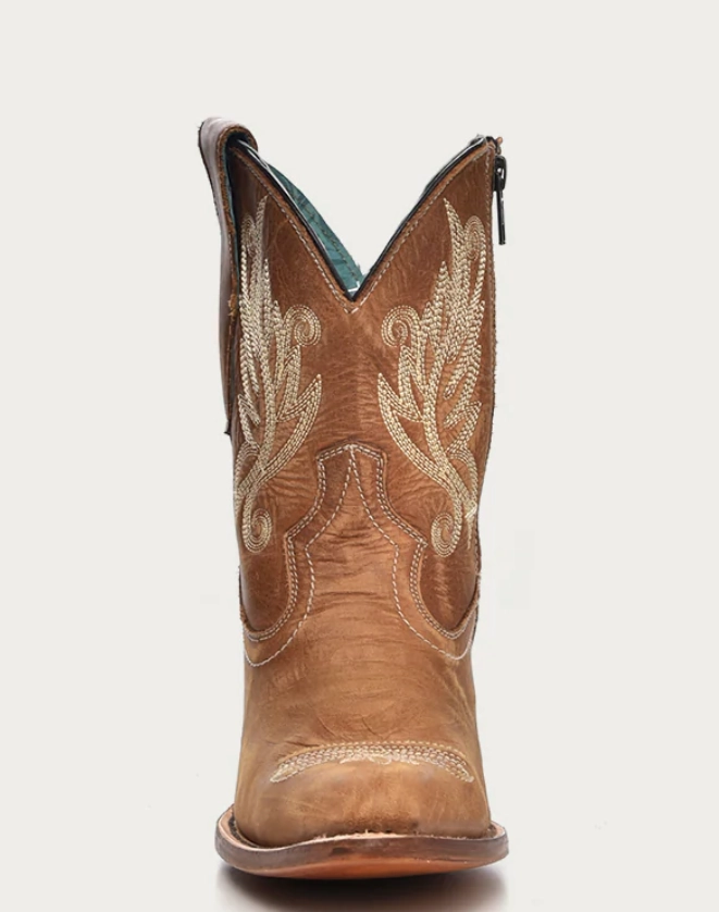 Chic Walk Work Day CORRAL LADIES SHORTIE GOLDEN BOOTS STYLE A4218