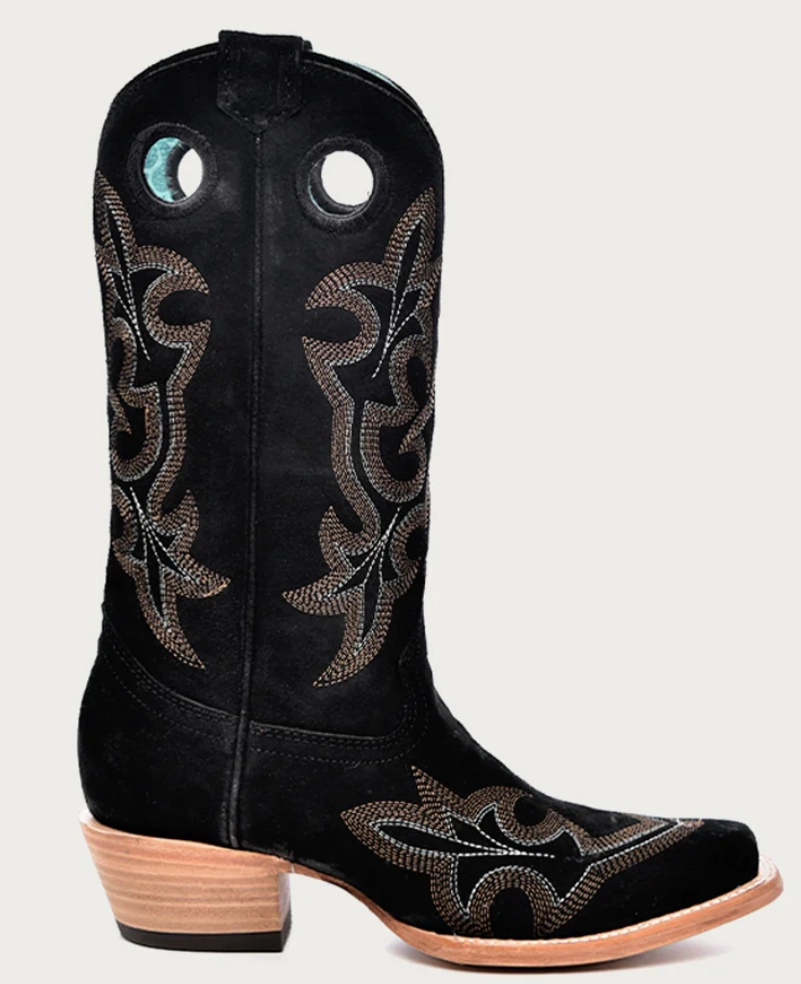 High Utility CORRAL LADIES SUEDE SQUARE TOE BOOTS STYLE A4476