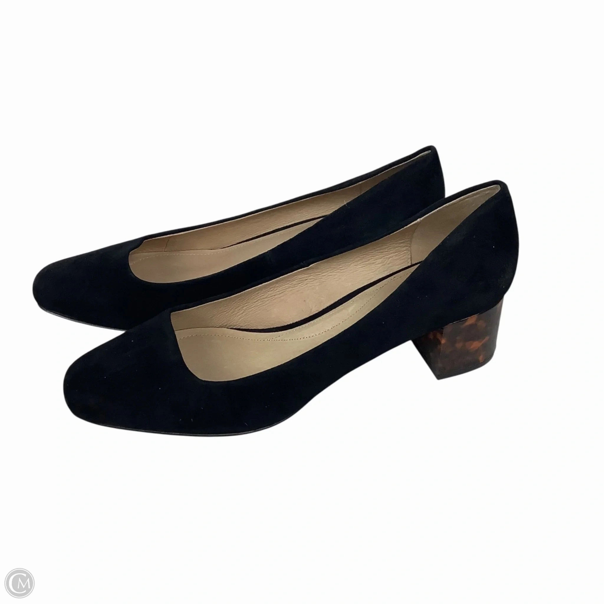 High Top Style Shoes Heels Block By J. Jill In Black, Size: 10