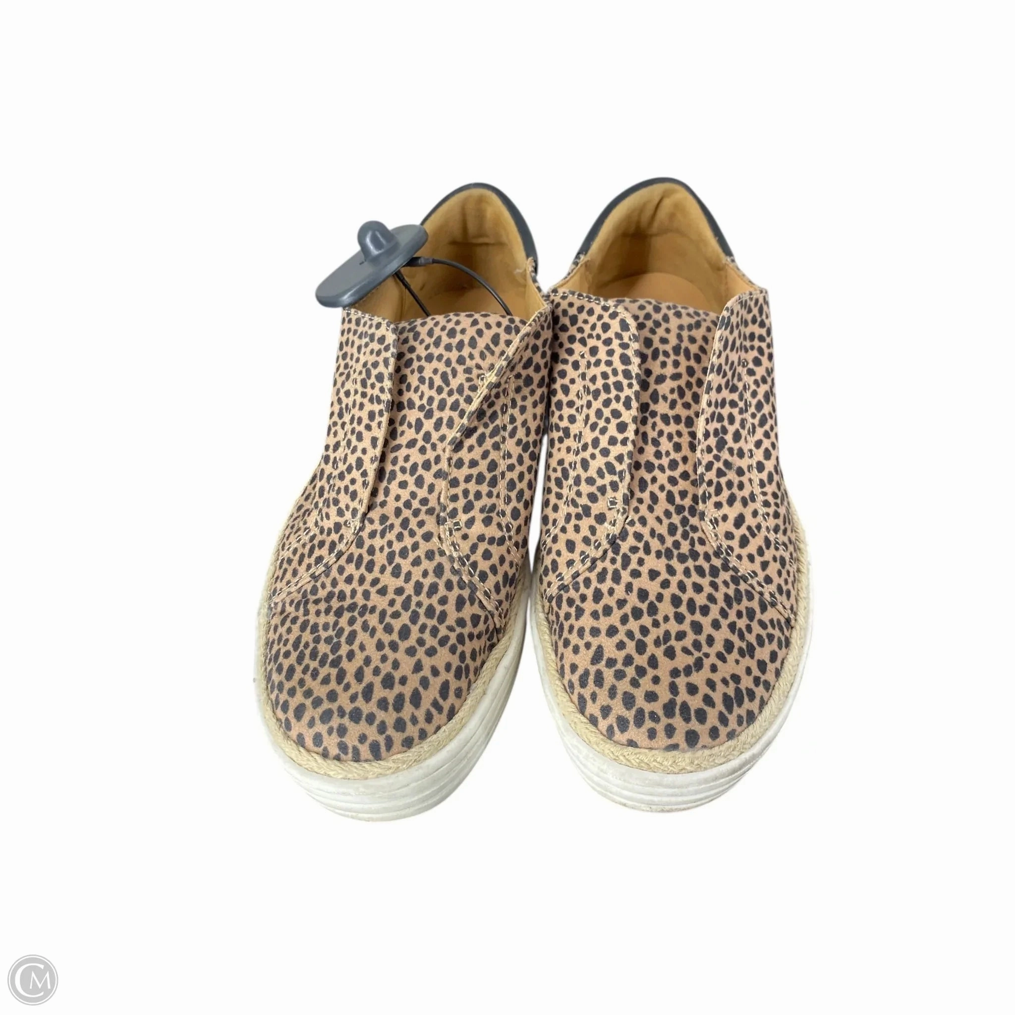 Shoes Heels Block By Universal Thread In Animal Print, Size: 7.5 Platform Booties Stylish