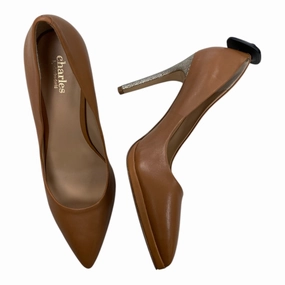 Shoes Heels Stiletto By Charles By Charles David In Brown, Size: 8.5 Reinforced toe Bridal Footwear