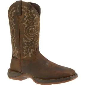 DURANGO REBEL STEEL TOE PULL-ON WESTERN BOOT STYLE DB4343 Mud Resistant Mountain Hike