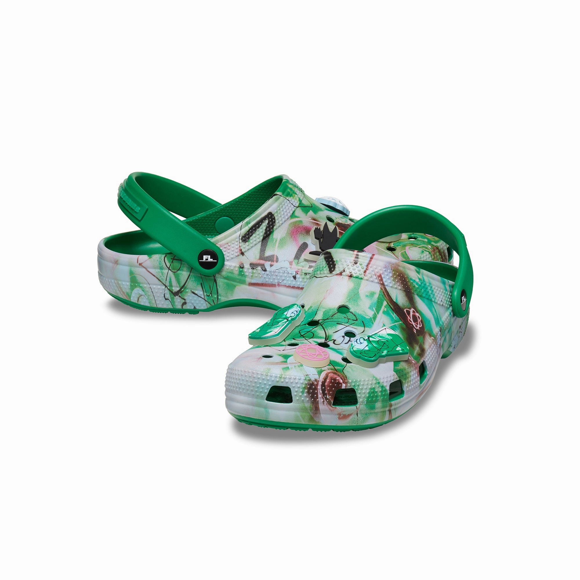 Crocs x Futura Labs Mens Classic Clogs Outfit Friendly Sidewalk Ready