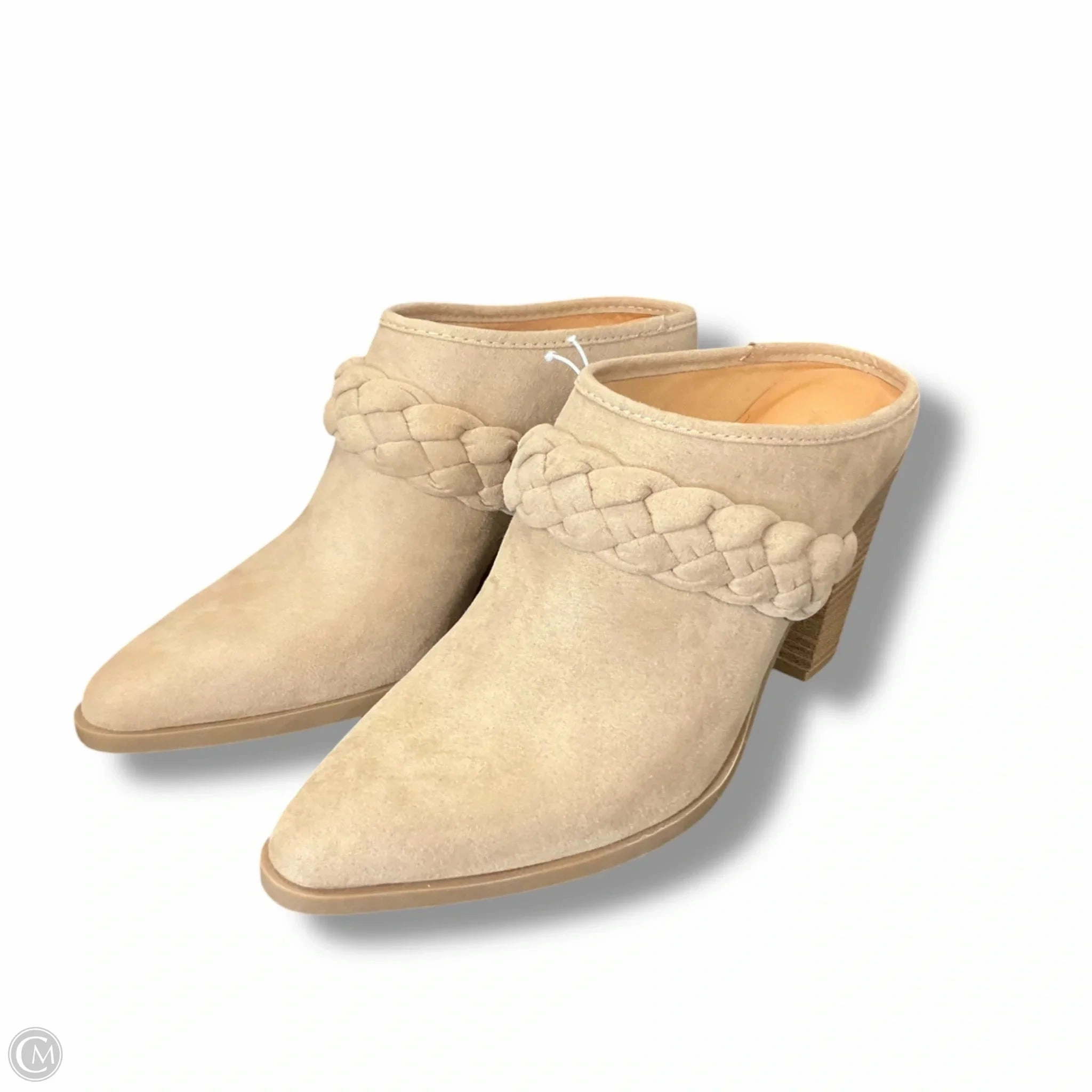 Shoes Heels Block By Universal Thread In Tan, Size: 8 Pumps Shoes Custom Wedding Heels