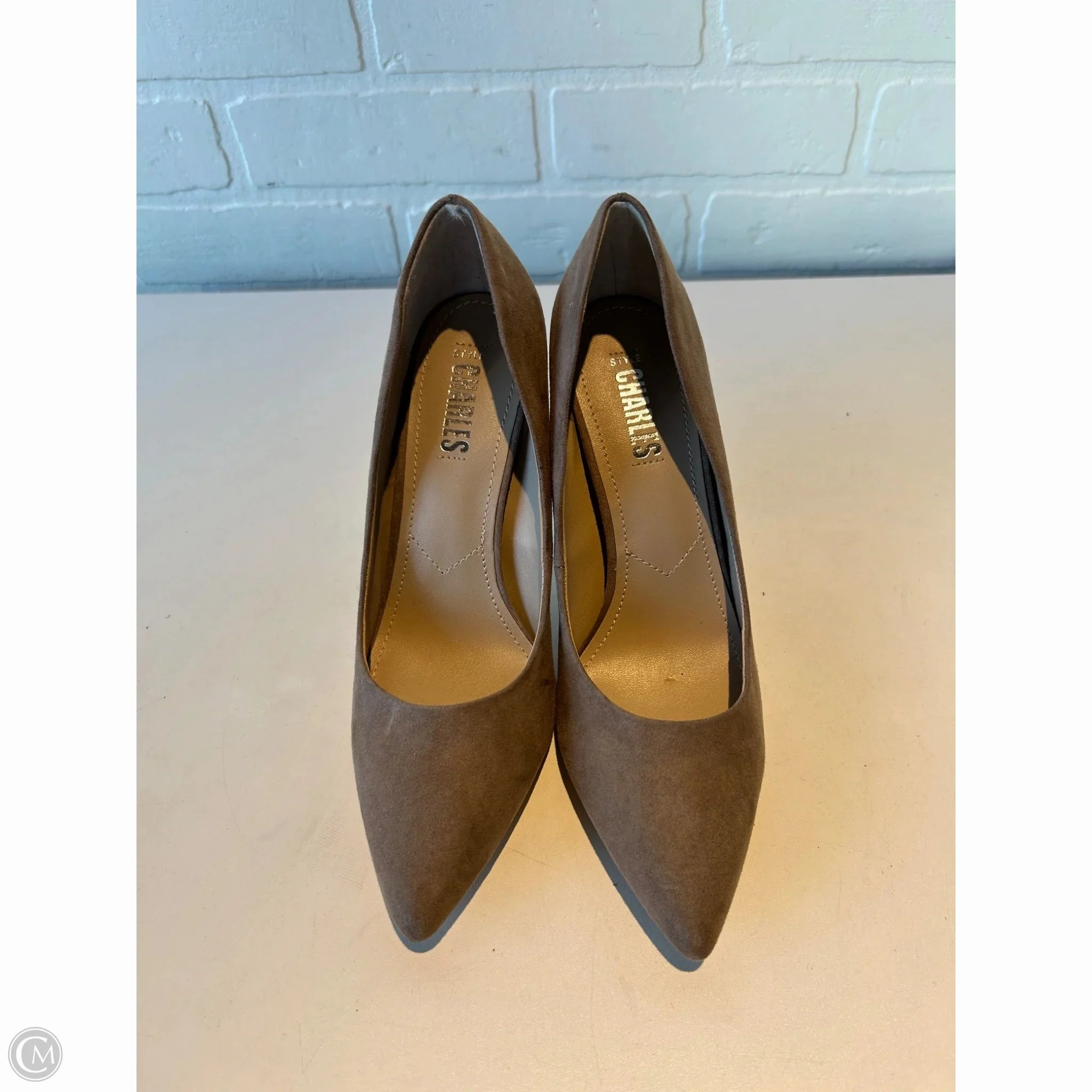 Shoes Heels Stiletto By Charles David In Tan, Size: 6 Premium Sandals Special Occasion Heels