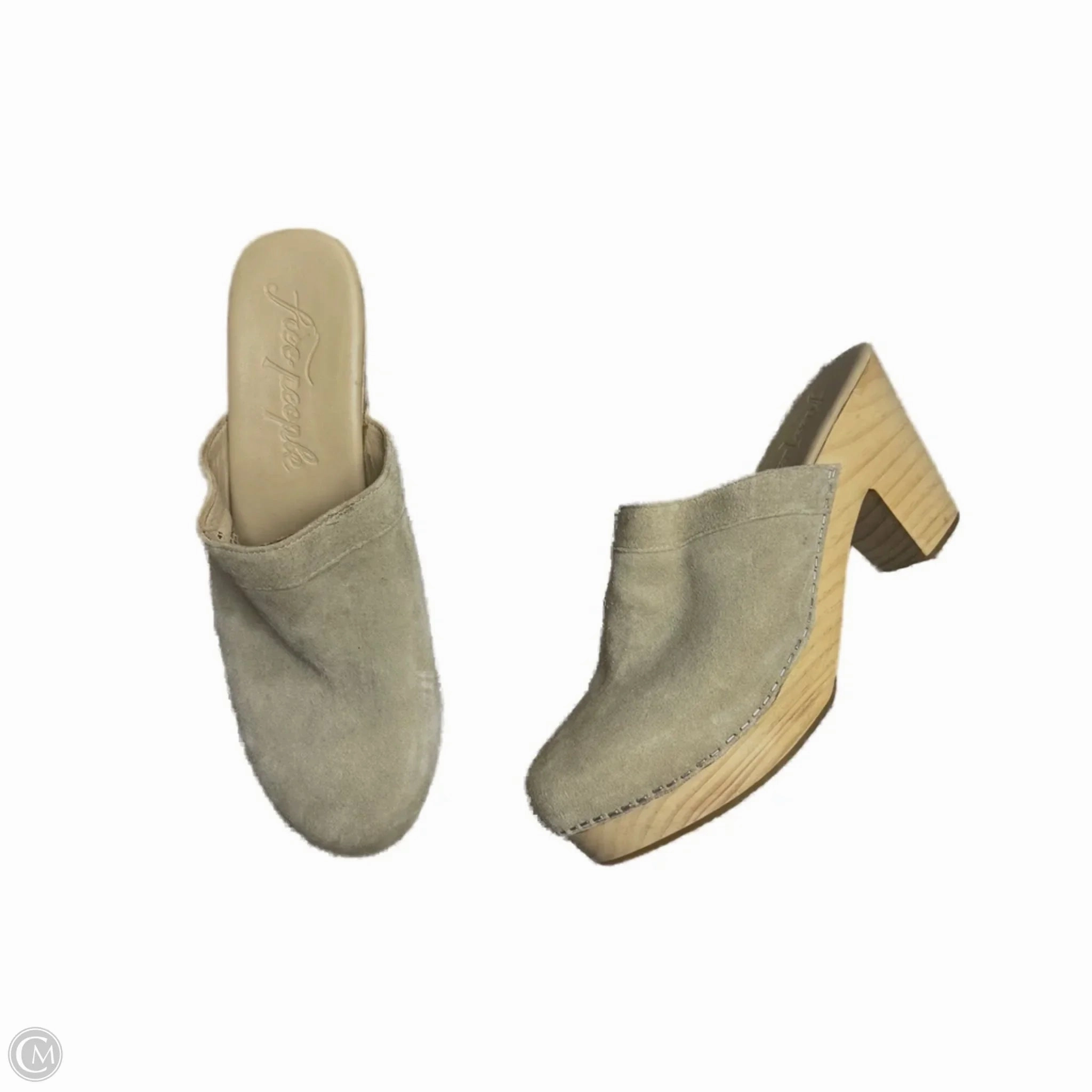 Shoes Heels Block By Free People In Beige, Size: 10.5 Men's footwear casual daily wear