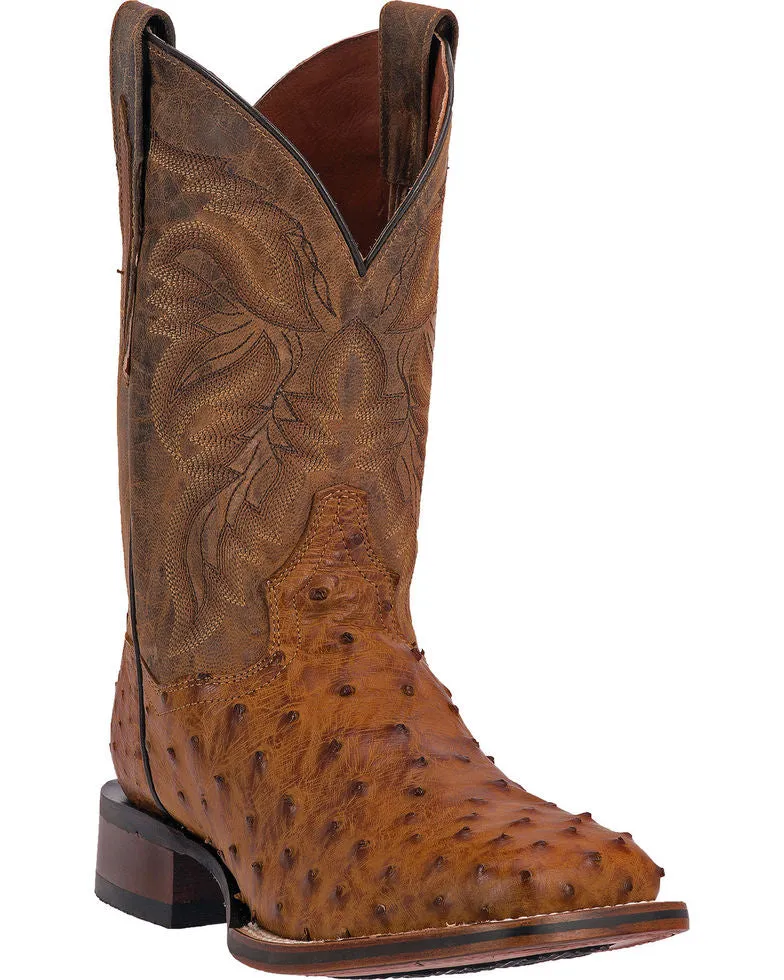 Durable Construction Dan Post Alamosa Men's Ostrich Exotic Western Boots Style DP3876