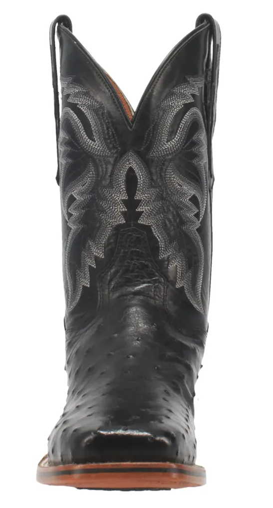Winter Trek Comfort Edge Dan Post Alamosa Men's Ostrich Exotic Western Boots Style DP4873