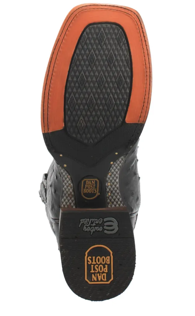 Classic Fit Dan Post Alamosa Men's Ostrich Exotic Western Boots Style DP4873