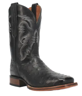 Warm Insulation Skin Hug Dan Post Alamosa Men's Ostrich Exotic Western Boots Style DP4873
