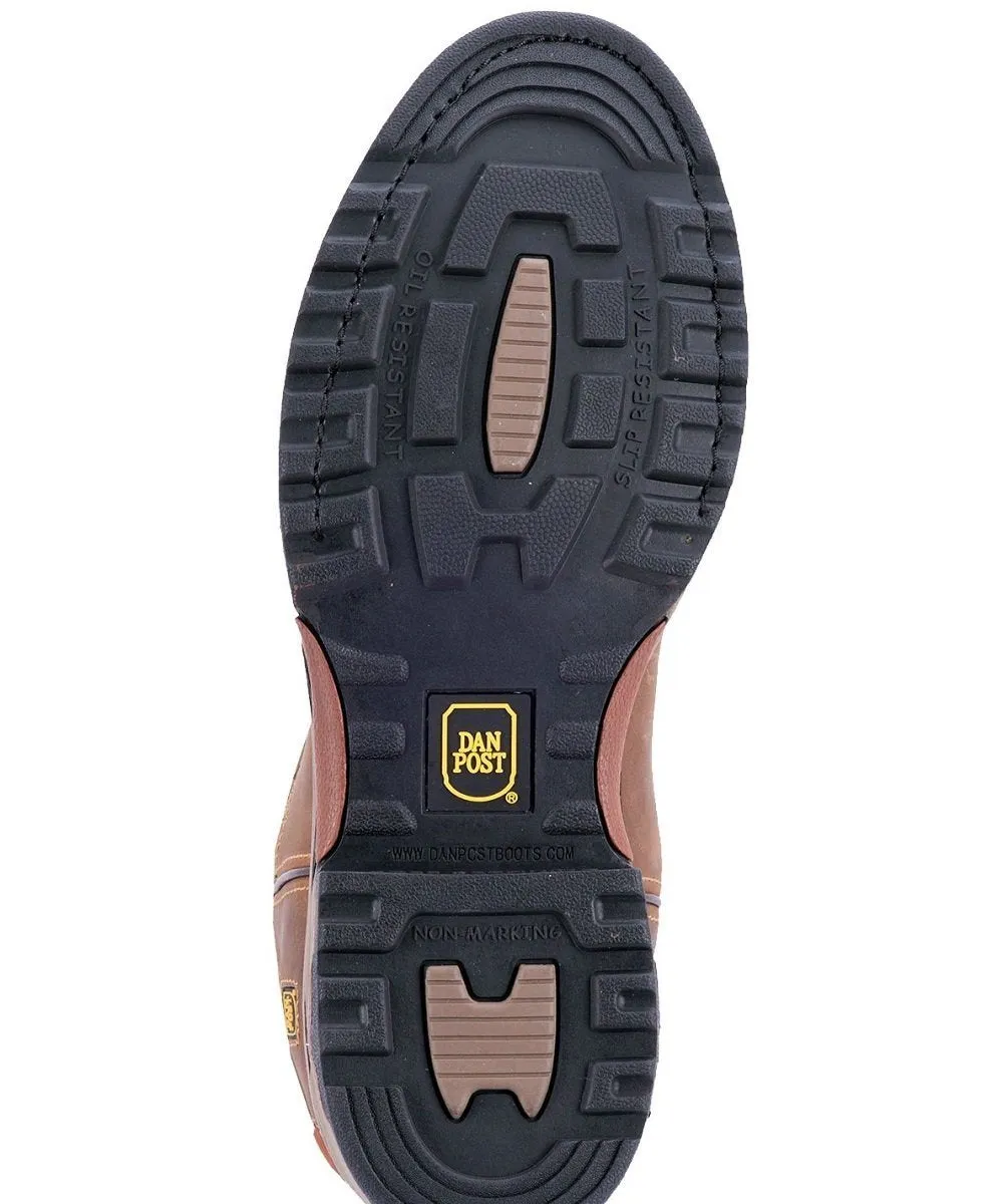 Dan Post Journeyman 11 Inch Waterproof Round Toe Wellington Style DP69502 Waterproof Grip Protection Gear