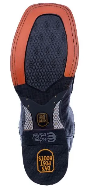 Everyday Style Stable Support Mountain Hike Dan Post Mens Kingsly Black Caiman Western Boots Style DP4805