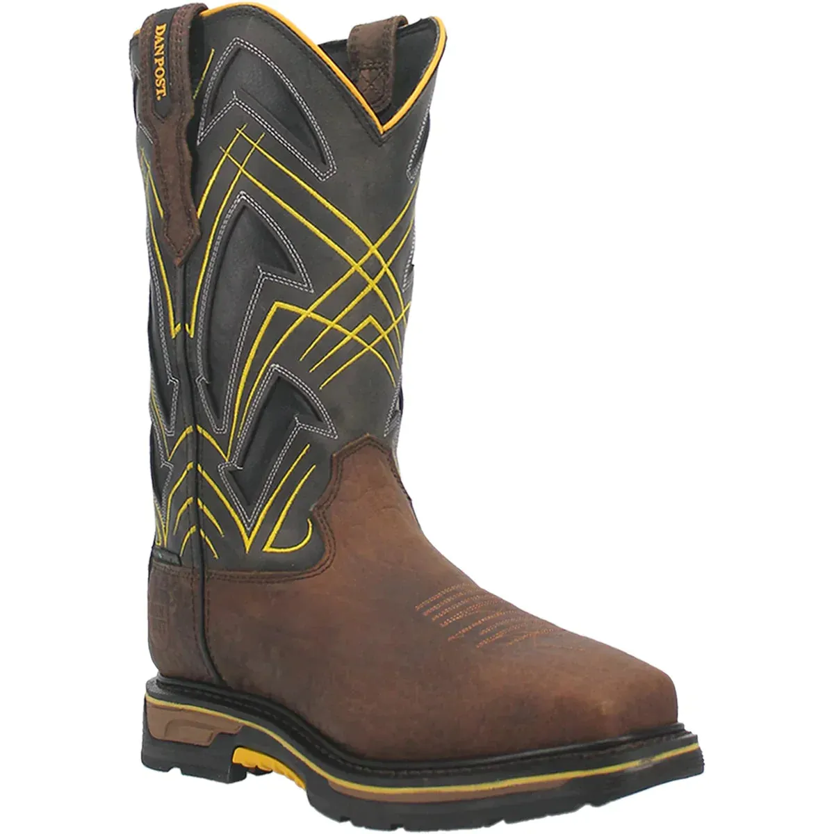 Dan Post Mens Work Boot Waterproof Cyclone Style DP59436 Closed Toe All Fit