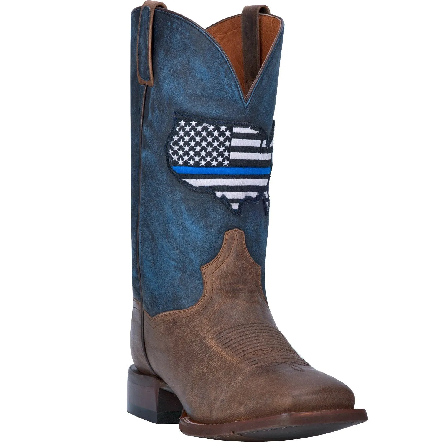 Ergonomic Shape Outdoor Tested DAN POST THIN BLUE LINE LEATHER BOOT STYLE DP4515