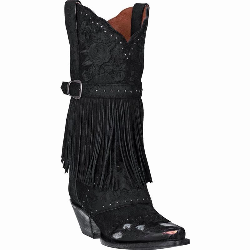 Warm Interior DAN POST LADIES BED OF ROSES LEATHER BOOT STYLE DP4047