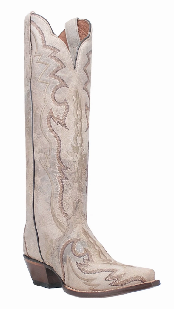 Artist DAN POST LADIES SILVIE WHITE BOOTS STYLE DP4276