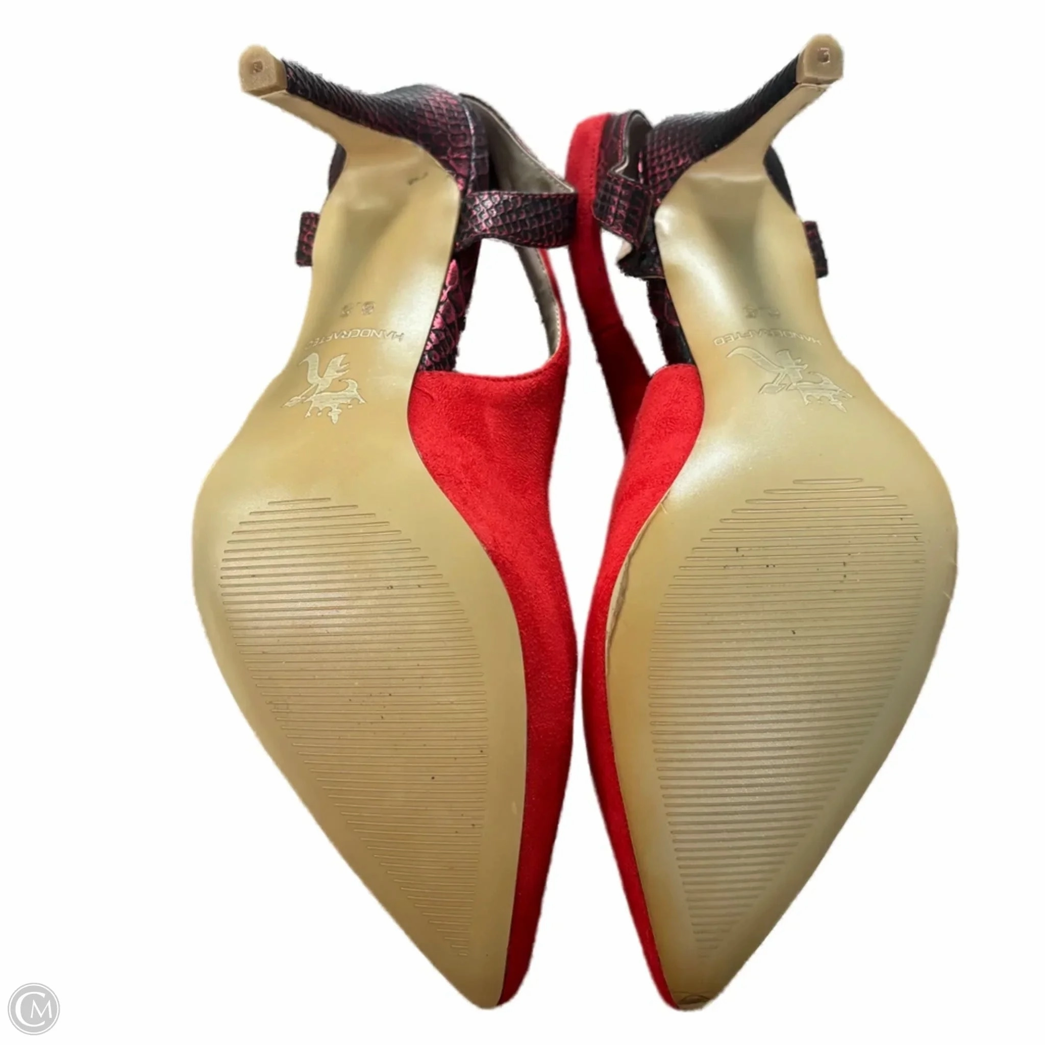 Shoes Heels Stiletto By Krown Kouture In Red, Size: 8.5 Lightweight Upper