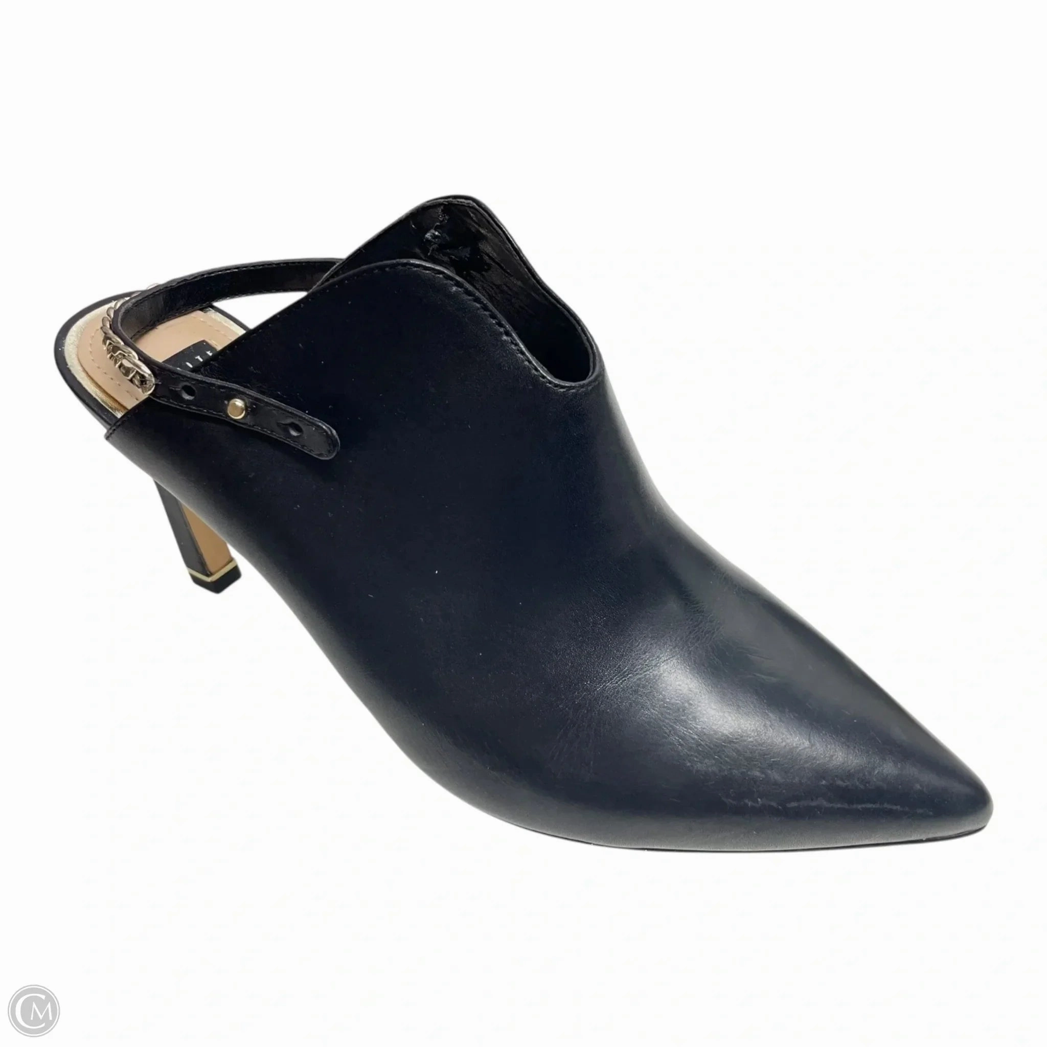 Patent Look Shoes Heels Stiletto By White House Black Market In Black, Size: 10