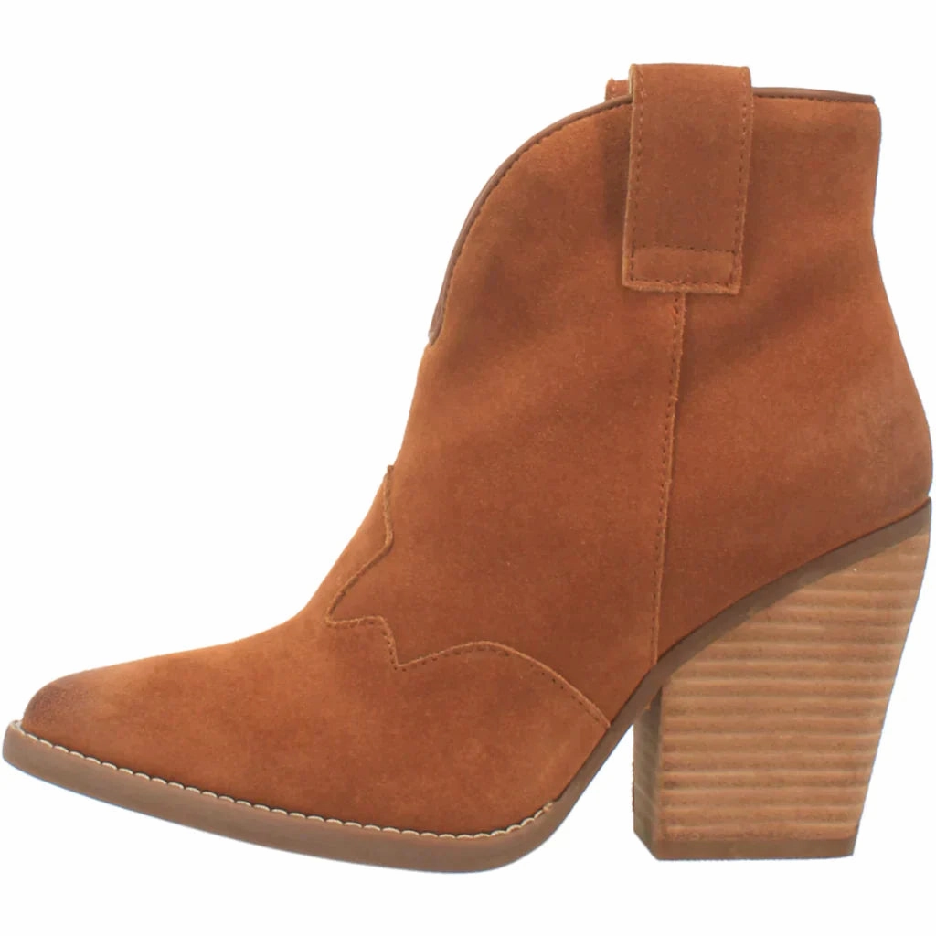 DINGO FLANNIE WHISKY LEATHER BOOTIE STYLE DI342BN Comfortable Arch Support