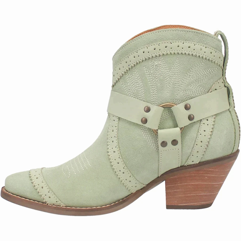 DINGO GUMMY BEAR LEATHER MINT BOOTIE STYLE DI747GN Handmade Craft Western Pattern