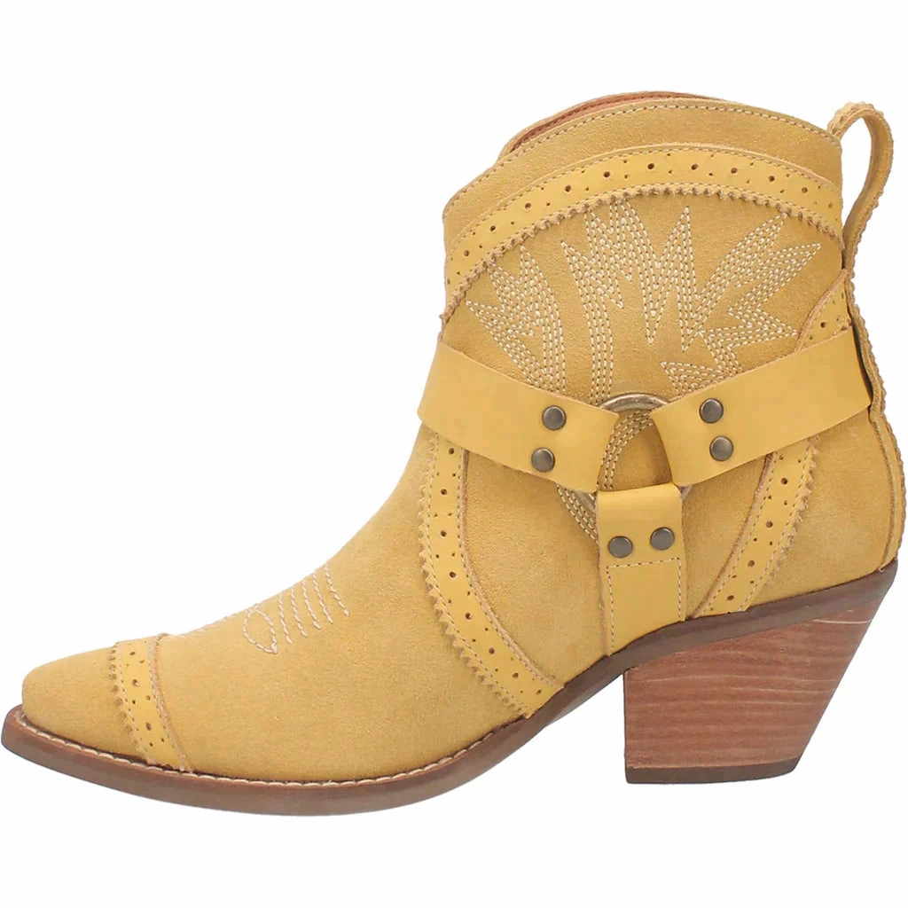 Leather Lining DINGO GUMMY BEAR LEATHER YELLOW BOOTIE STYLE DI747YE10