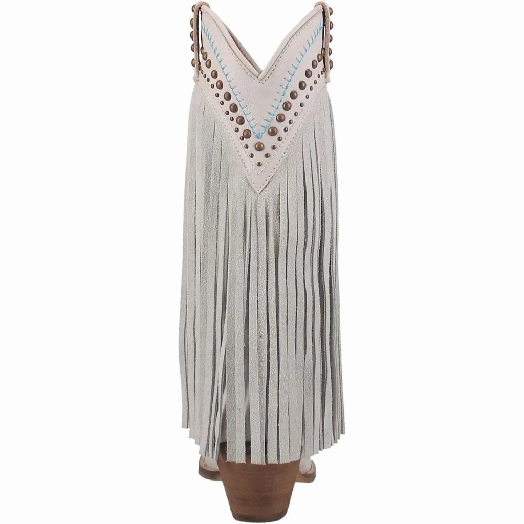 DINGO GYPSY LEATHER BOOT STYLE DI737WH Cozy And Warm Water-resistant