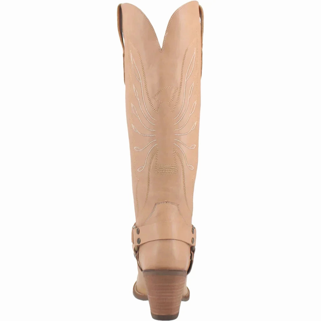 DINGO HEAVENS TO BETSY LEATHER BOOT STYLE DI926WH3 Biking Trip Cushioned Support